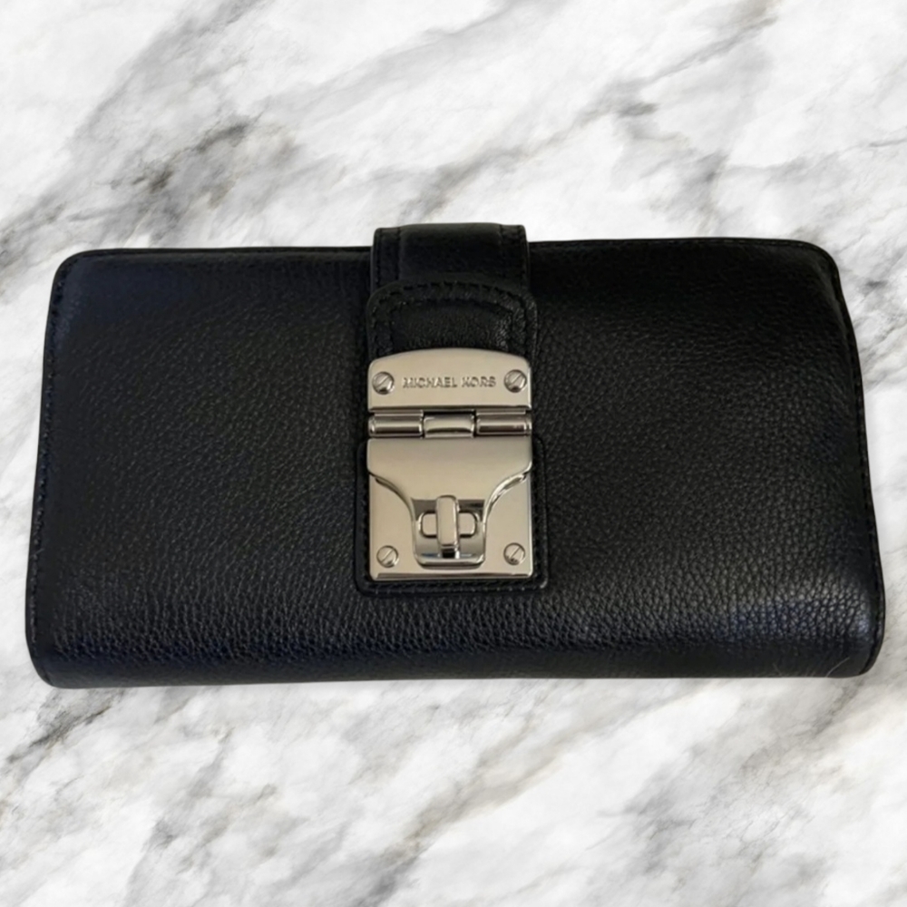 Black MK wallet